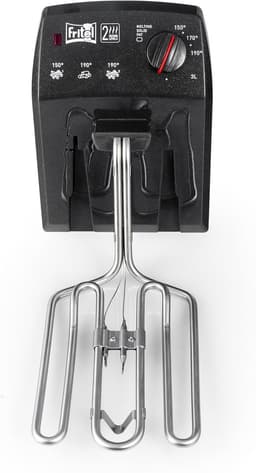 Friteuse 3 Liter - Keukenapparaat Frituren - Lekkere Snacks - Dubbel Verwarmingselement - 2400 Watt - Rood — thumbnail 5