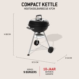 Weber Compact Kettle-houtskoolbarbecue Ø 47 cm — thumbnail 2