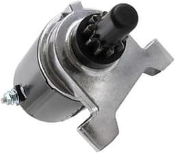 Grasmaaier Startmotor - Motoronderdeel Tuinmachine - Eenvoudig Starten - Betrouwbaar Startvermogen - 10 Tanden - Zwart — thumbnail 1