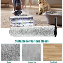 Accessoirekit Geschikt voor de Tineco Floor One S7 stoomreiniger, inclusief 3 rolborstels en 3 HEPA-filters. — thumbnail 2