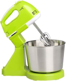Keukenrobot Garde - Handmixer Voedselmixer - Bakken Cake Beslag - 2-in-1 Staand Handmodel - 1.7 Liter Kom - Wit — thumbnail 1
