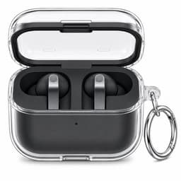Case geschikt voor Samsung Galaxy Buds 4 / 4 Pro (2026) Hoesje – Transparant TPU Case met Ring - Helder — thumbnail 1