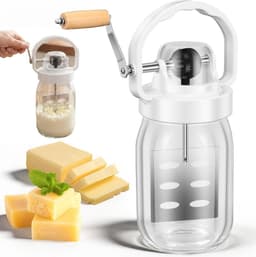 Handmatige Boterkarner - Keuken Blender - Zelf Boter Maken - Klassiek Ontwerp - 15 Liter - Transparant — thumbnail 1