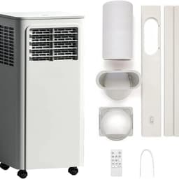 UFTA Mobiele Airconditioner - Draagbare Luchtkoeler - Aircooler - 3-in-1 Ventilatoren - 2,05 kW - 7000 BTU - (18 ㎡ ) - Wit — thumbnail 1