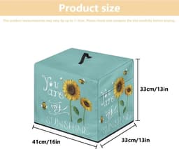 Voedsel Snijmachine Stofkap - Beschermhoes Keukenmachine - Keuken Organiseren - Waterdicht Polyester - 41 x 33 x 33 cm — thumbnail 5