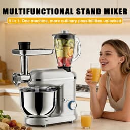 Staande Keukenmixer - Elektrische Mixer Keuken - Bakken En Koken - 5-In-1 Multifunctioneel - 5.5 Liter - Meerkleurig — thumbnail 5