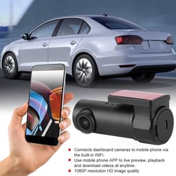 Dash Cam - Autocamera Recorder - Veilig Rijden - 170 Graden Lens - 1080p - Zwart — thumbnail 2