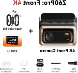 Dashcam – Autocamera – DVR – Videoregistratie – Bewegingsdetectie – 4K Ultra HD – 5GHz Wifi & ADAS Veiligheid — thumbnail 4