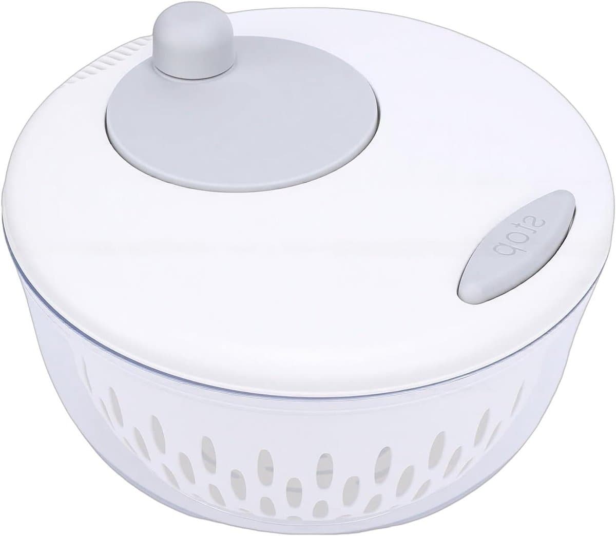 Salade Droger - Groente Centrifuge - Maaltijd Voorbereiding - Met 5 Messen - 4500 Ml - Transparant — afbeelding 1