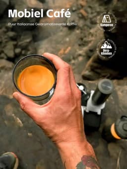 HiBREW H4C - Draagbare espressomachine - Mini koffiemachine - Koffiezetapparaat - Voor Camping, Auto & Reizen - Groen — thumbnail 5