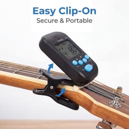 Digitale Metronoom - Beat Tempo Trainer - Muziek Oefenen - Instelbaar Volume - 30 gram - Zwart — thumbnail 2