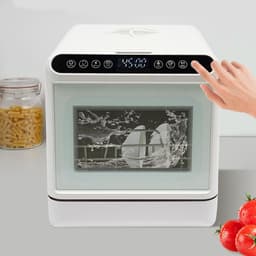 Tafelvaatwasser - Mini vaatwasser - Keuken Gemak - Compact Ontwerp - 6 Liter - Wit — thumbnail 3
