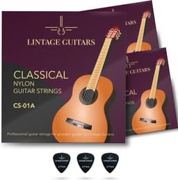 3 Setjes - Klassieke akoestische gitaar snaren - 3 Plectrums - Spaanse gitaar - CS-01A — thumbnail 5