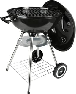 BBQ - Bol - Groot - ø44 x 70 cm - Staal - incl wielen — thumbnail 4