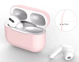 Hoesje geschikt voor Apple AirPods Pro - Siliconen case - AirPods cover - Protective case - Beschermhoes - Hoes oortjes - Softcase - Oplaadcase bescherming - Krasbestendig - Roze - 1 stuk - Jony — thumbnail 3