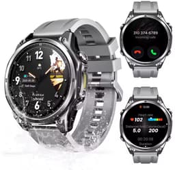 1.83inch HD TFT - Bellen AI Voice - Message - Hartslag & Slaap Monitor - Bloeddruk & O2 - 100+ Sport Modi - LED Zaklamp - 730mAh - Magnetic Laden - — thumbnail 1