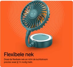 Fresh 'n Rebel Magnetic Fan - Aqua Ember — thumbnail 4