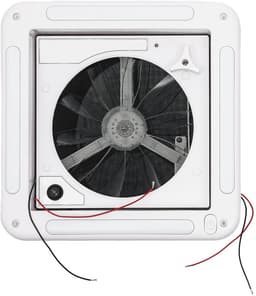 NordHaus Caravan Dakventilator 12V - RV Ventilator - Camper Dakraam Ventilator - Krachtige Luchtcirculatie - 280x280 mm Wit — thumbnail 3