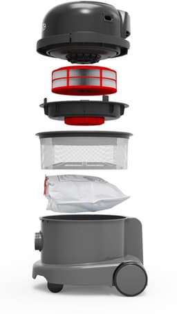Numatic Stofzuiger PPR170H-11 HEPA zwart met kit AS0 — thumbnail 4