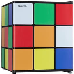 Klarstein Minibar Solve - Minikoelkast, thermo-elektrisch koelsysteem, 48 liter inhoud, mechanische draaiknop, koeling: 0 tot 10 °C, zwart/meerkleurig - Compact Energiezuinig - Mini Fridge - Hotelkoelkast - Kleine Koelkast — thumbnail 1