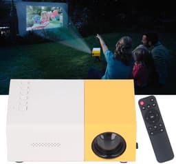 Dailygoody - 1080P Mini LED Videoprojector - Compacte projector - Ideaal voor thuisbioscoop - 24-60 Inch - Geschikt voor smartphone, DVD en lapto — thumbnail 2