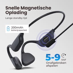 Dynabright Bone Conduction Headphone - Incl. 32GB Opslag – IPX8 Waterdicht – Bluetooth 5.4 – Veilig Fietsen & Hardlopen - Open Ear Sportkoptelefoon - Bellen en Gebeld worden — thumbnail 5