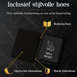 SwayTosh E-Reader Nova Smart – Incl. Luxe hoes - 6 inch 2026 – Tot 68GB Opslag (36GB geleverd) – Schermverlichting en Nachtmodus – E Reader Voor Ebook – Met Oplader — thumbnail 3