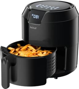 Heteluchtfriteuse XL - Airfryer Frituurpan - Gezond Frituren - XL Capaciteit 4.2L - 12 KG - Zwart — thumbnail 1