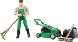 QIN® Grasmaaier Speelgoed - Kruiwagen Speelgoed - Grasmaaier Kinderen - Groen- 16cm x 19cm x 5cm — thumbnail 3