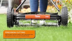 Cilinder Grasmaaier - Duwmaaier - Gazon Onderhoud - Licht Duwen - 40cm Maaibreedte - Groen — thumbnail 3