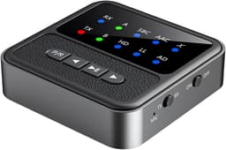 Audio Adapter - Zender Ontvanger - Draadloos Muziek Streamen - Bluetooth 5.4 - 20 Meter Bereik - Zwart — thumbnail 1