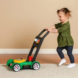 QIN® Grasmaaier Speelgoed - Kruiwagen Speelgoed - Grasmaaier Kinderen -Meerkleurig- 20cm x 12cm x 21cm — thumbnail 5