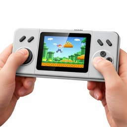 Retro Game Console – Handheld Spelcomputer voor kinderen – Gameboy – Reisspeelgoed – LCD-kleurenscherm – 266 Games — thumbnail 1