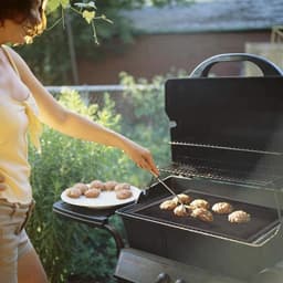 Set van 5 Herbruikbare Grillmatten, Antiaanbak Grilmatten voor Gas- en Houtskoolgrills, 42 x 36 cm, Ideaal voor BBQ, Oven en Airfryer — thumbnail 3