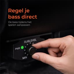 Slimbass Auto Subwoofer Met Ingebouwde Versterker - Afstandsbediening - Speakers - Underseat - Actief - Woofer - Actieve - Zwart - Skoov — thumbnail 5
