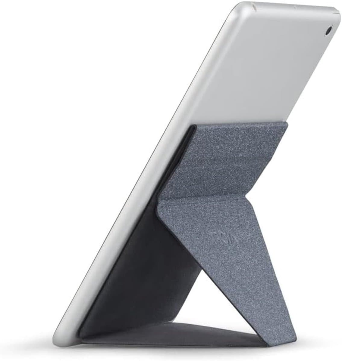 Slimme en verstelbare tabletstandaard, opvouwbaar ontwerp voor tablets tot 9.7 inch, zelfklevend, ruimtebesparend en ergonomisch — afbeelding 1