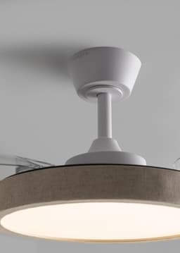 CREATE - Plafondventilator 40W stil met intrekbare bladen en LED-licht, verschillende maten - M - Met licht - WIFI - WIND CLEAR STUDIO — thumbnail 5