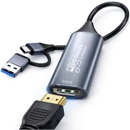 Skoov HDMI Capture Card Incl. USB-C Adapter - Video/Game Capture - HDMI naar USB - 1080P HD - Cam link - Video grabber - Streamen — thumbnail 1