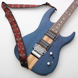Gitaarband - Gitaarriem - Guitar Strap - Geborduurd Gitaarband - Gitaarband Elektrische Gitaar - Stevige Gitaarband - Verstelbare Gitaarband - Universeel - 5cm Breed - Voor Heesbas/Elektrische /Akoestische/ Klassieke Gitaar — thumbnail 2