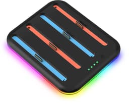 PlayCool Nintendo Switch 2 Quad Charger voor 4 Joy-Con Controllers met RGB Effect en LED-indicator — thumbnail 5
