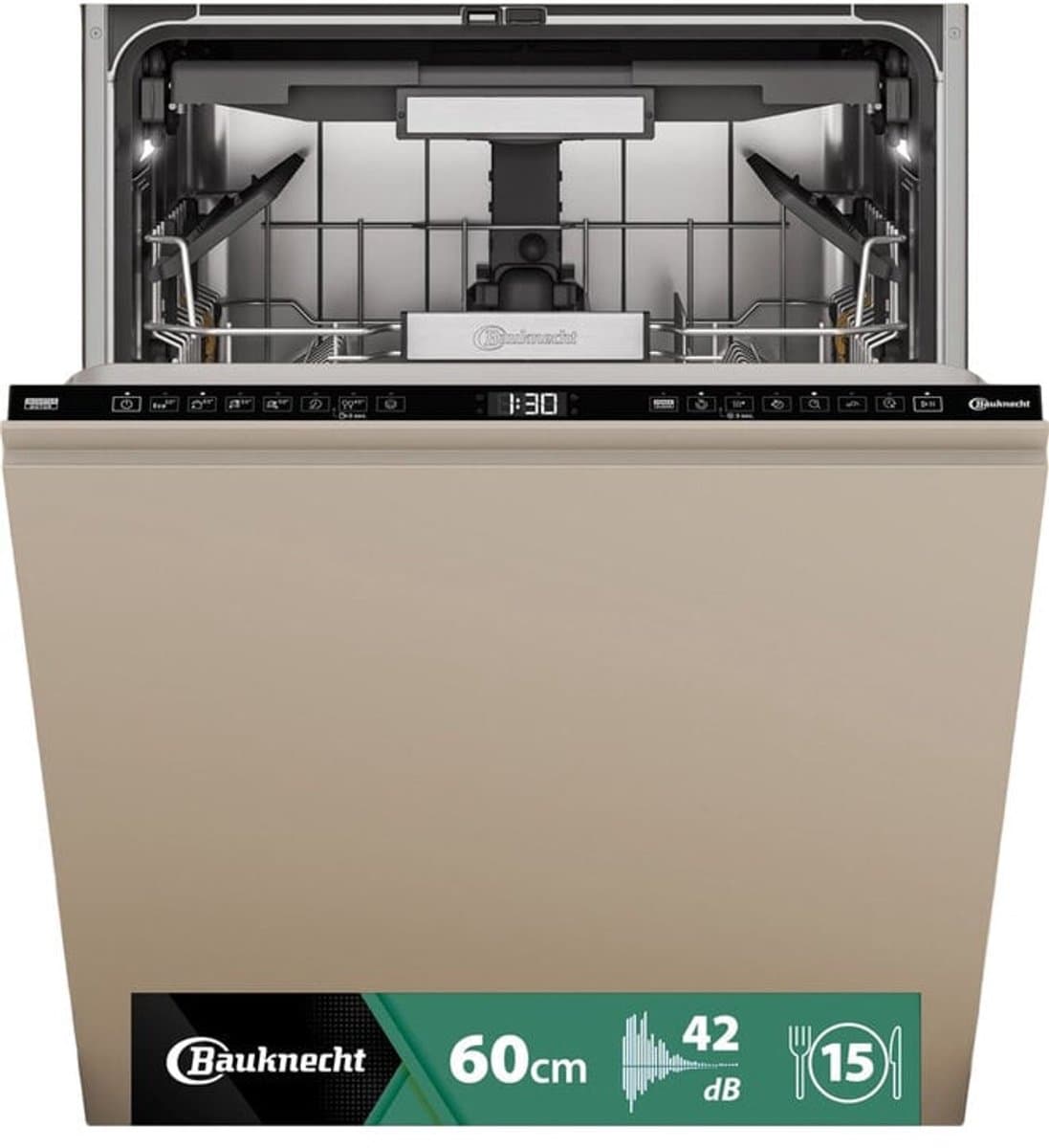 Bauknecht B7I HF60 TUS | inbouw vaatwasser | A label — afbeelding 1