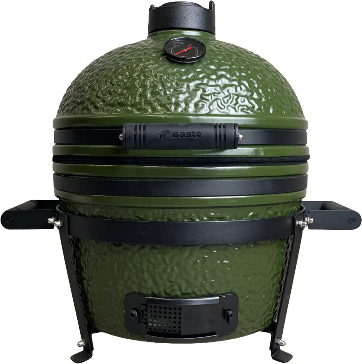 BASTE kamado bbq small - 16 inch - Olijfgroen — afbeelding 1