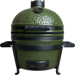 BASTE kamado bbq small - 16 inch - Olijfgroen — thumbnail 1