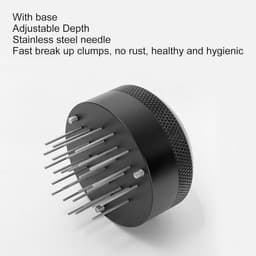 Koffieverdeler WDT Tool 58MM met Basis voor Espresso en Koffiezetapparaten — thumbnail 2