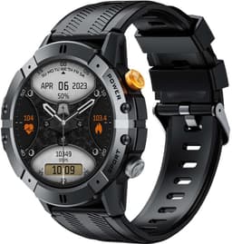 CUBOT C29 Smartwatch - Hartslag, Bloedzuurstof, Slaap Monitoring Smartwatch - 120+ Sportmodi - Muziekspeler - 410 mAh Batterij - Unisex Fitnesshorloge Smartwatch - Android iOS - Zwart — thumbnail 1