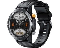 CUBOT C29 Smartwatch - Hartslag, Bloedzuurstof, Slaap Monitoring Smartwatch - 120+ Sportmodi - Muziekspeler - 410 mAh Batterij - Unisex Fitnesshorloge Smartwatch - Android iOS - Zwart