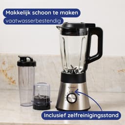 Krachtige Keukenblender met Glaskan, Smoothie Maker en Koffiemolen — thumbnail 2