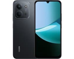 Xiaomi REDMI 15C - 4 GB RAM - 256 GB - Zwart - Enorme batterij van 6000 mAh (standaard) - Indrukwekkend display van 6,9 inch - Slank en verfijnd ontwerp