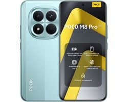 Xiaomi POCO M8 Pro 5G - 12 GB RAM - 512 GB - Groen - Enorme 6500mAh (typ) batterij - 6,83" CrystalRes 1,5K AMOLED display - Snapdragon® 7s Gen 4
