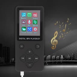 MP3-speler MP4-speler, HiFi Lossless Muziekspeler met Bluetooth 5.0, 1,8 Inch Kleurenscherm Draagbare Videomuziekspeler met Elektronisch Boek, Ondersteunt Uitgebreid Tot 128 GB — thumbnail 4